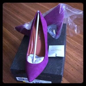 Via Spiga Estrella Pumps 6.5 Fuschia
